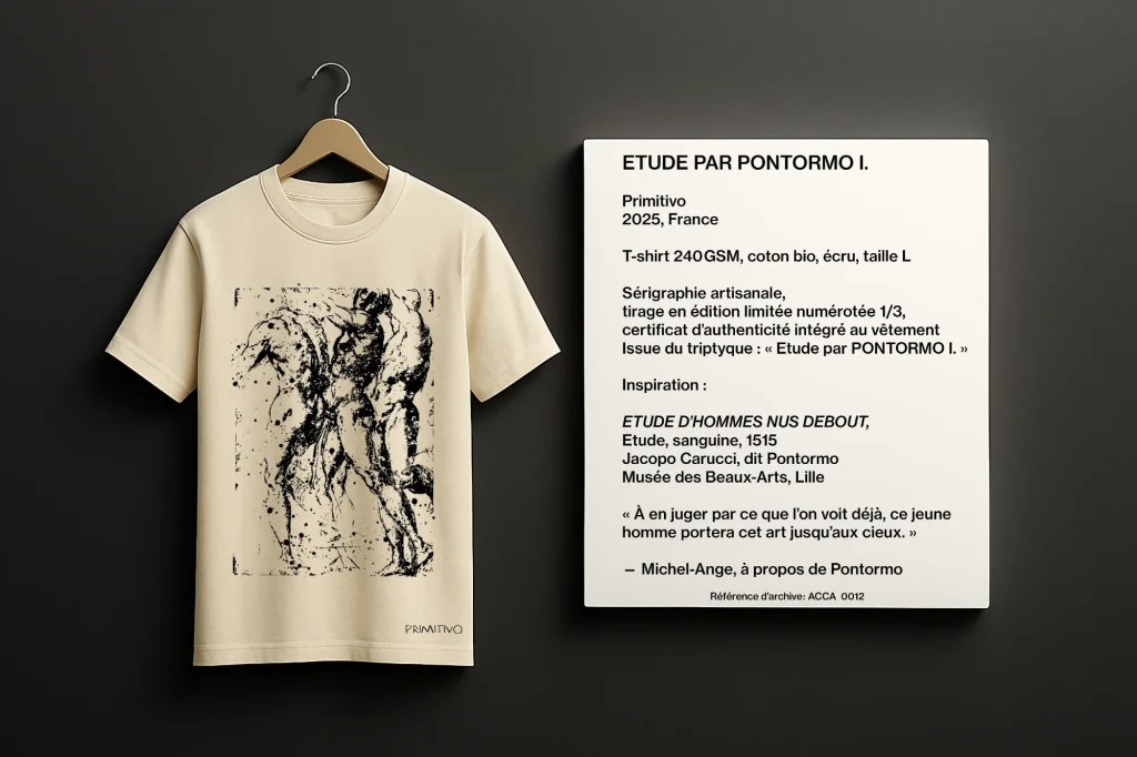 ETUDE PAR PONTORMO I. 1/3, T-shirt écru